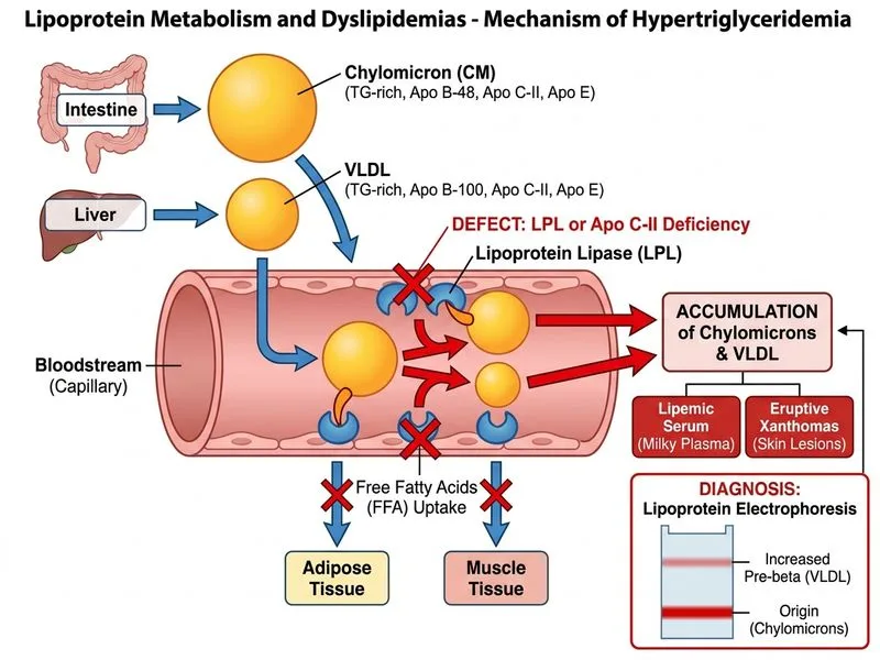 Lipoprotein Metabolism and Dyslipidemias diagram