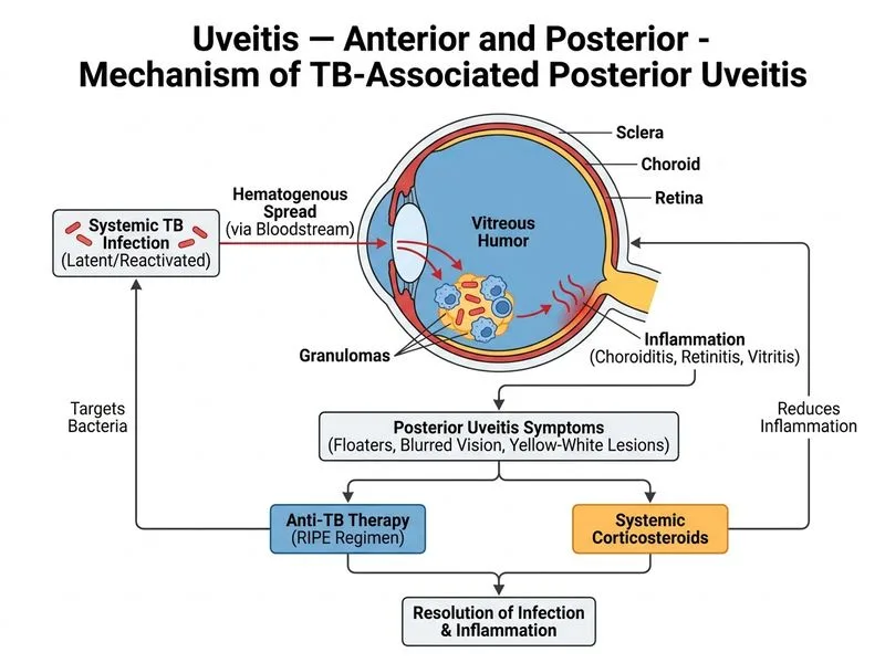 Uveitis — Anterior and Posterior diagram