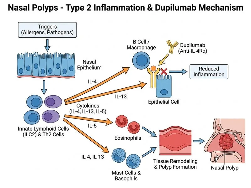 Nasal Polyps diagram