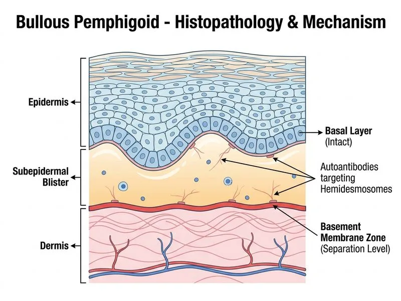 Bullous Pemphigoid diagram
