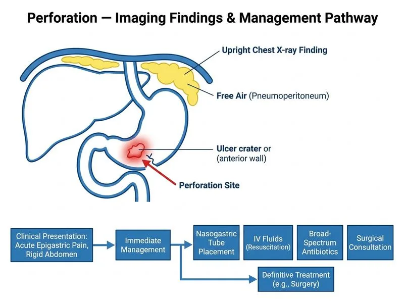 Perforation — Imaging Findings diagram