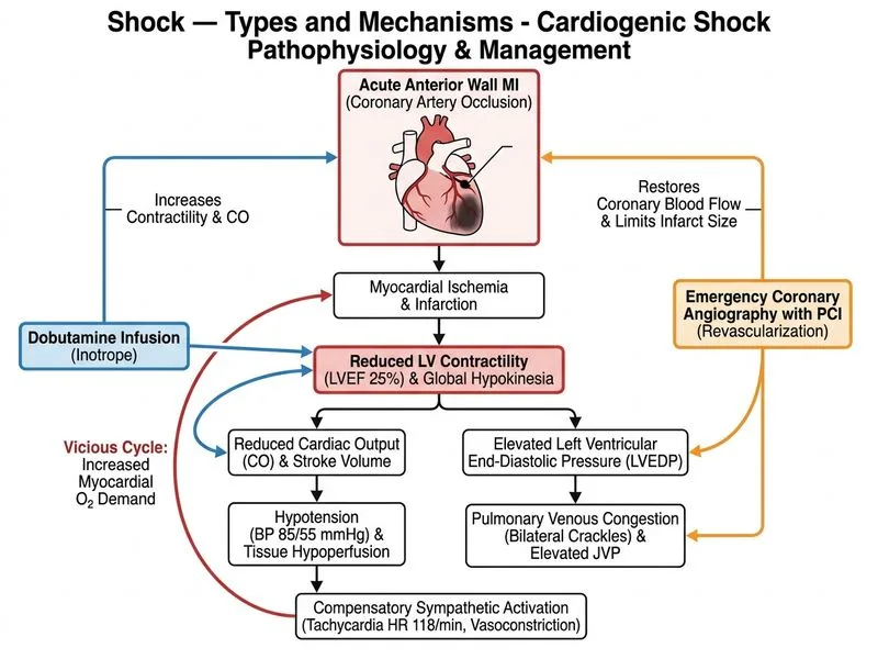 Shock — Types and Mechanisms diagram