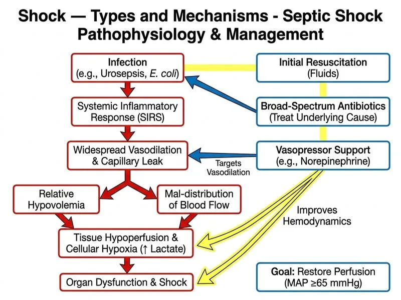 Shock — Types and Mechanisms diagram