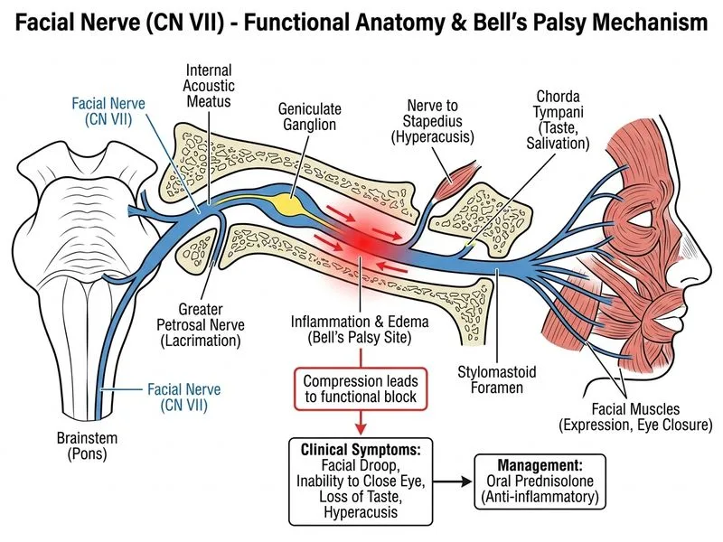 Facial Nerve diagram