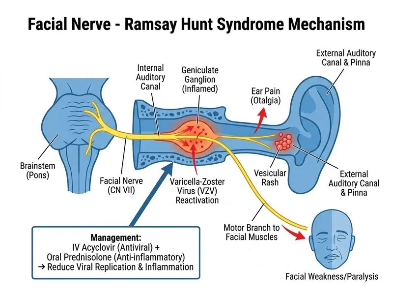 Facial Nerve diagram