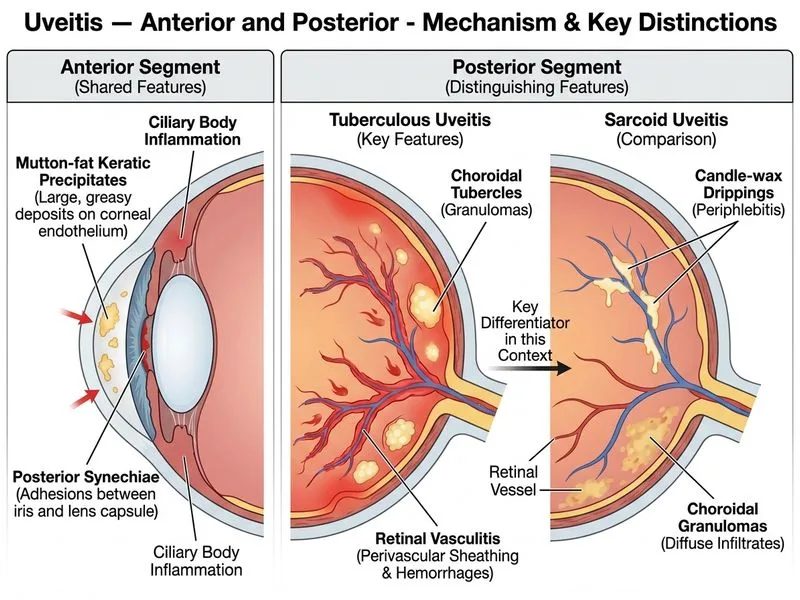 Uveitis — Anterior and Posterior diagram