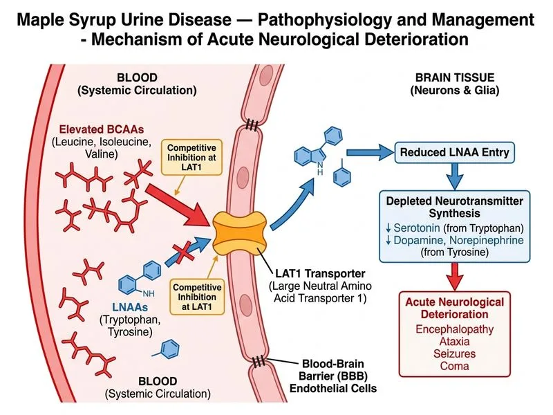 Maple Syrup Urine Disease — Pathophysiology and Management diagram