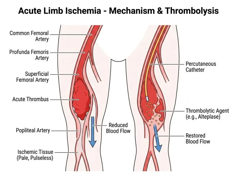 Acute Limb Ischemia diagram