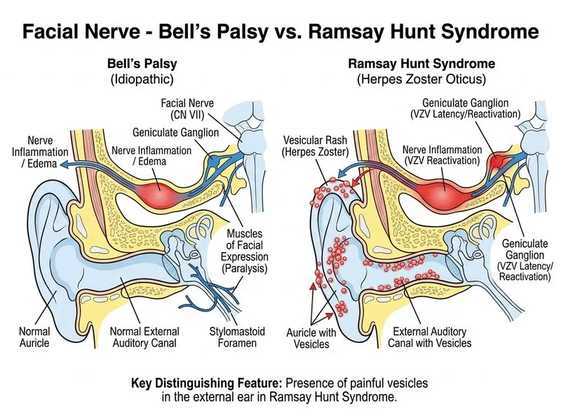 Facial Nerve diagram