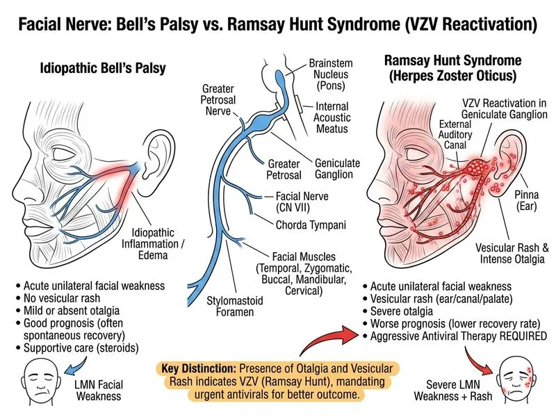 Facial Nerve diagram