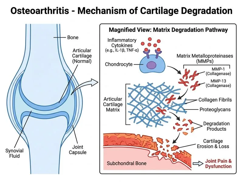 Osteoarthritis diagram