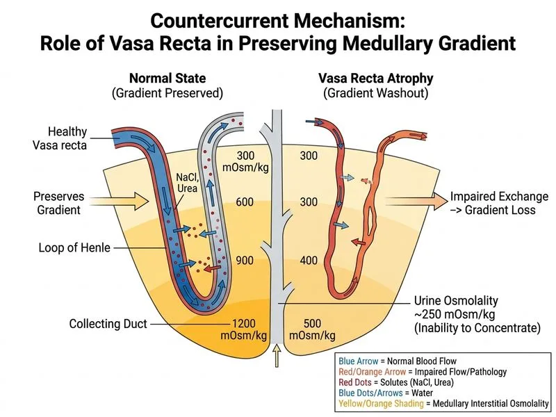 Countercurrent Mechanism diagram