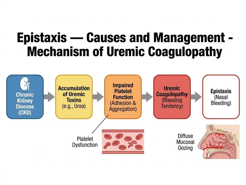 Epistaxis — Causes and Management diagram