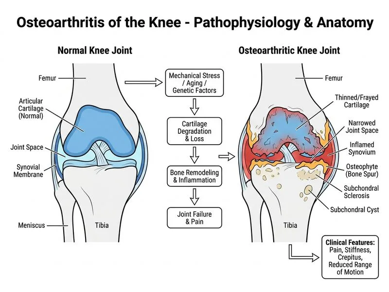 Osteoarthritis diagram