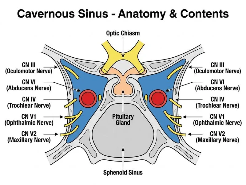 Cavernous Sinus diagram