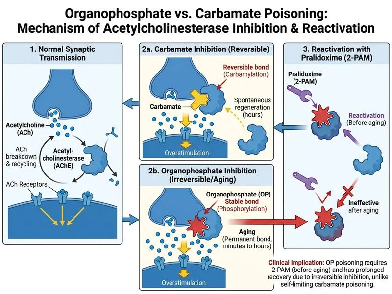 Organophosphate Poisoning — Forensic diagram