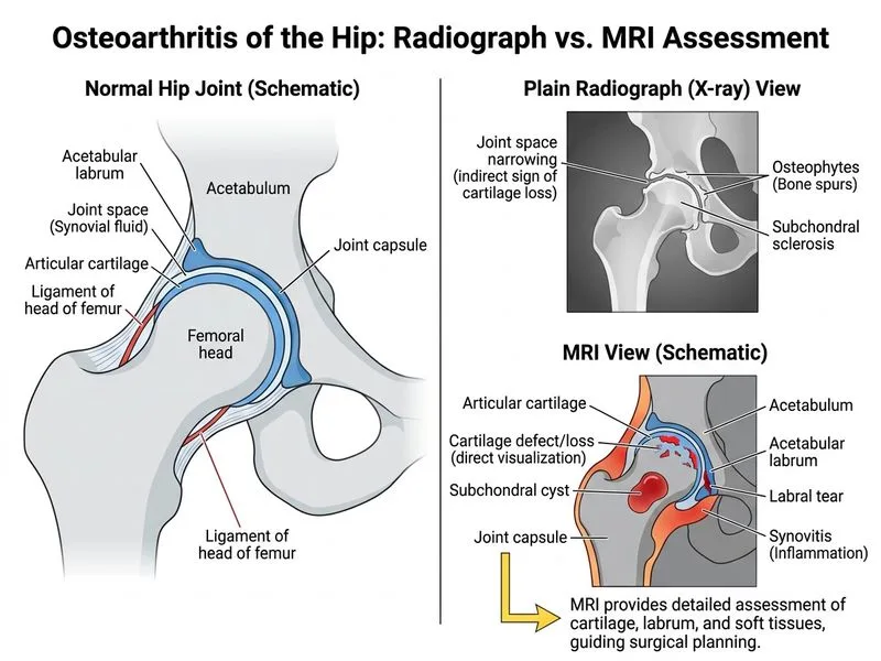 Osteoarthritis diagram