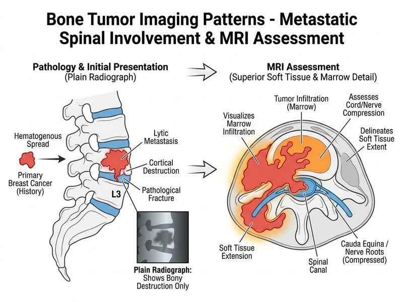 Bone Tumor Imaging Patterns diagram