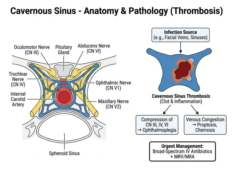 Cavernous Sinus diagram