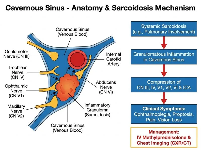 Cavernous Sinus diagram