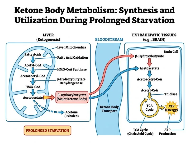 Ketone Body Metabolism diagram