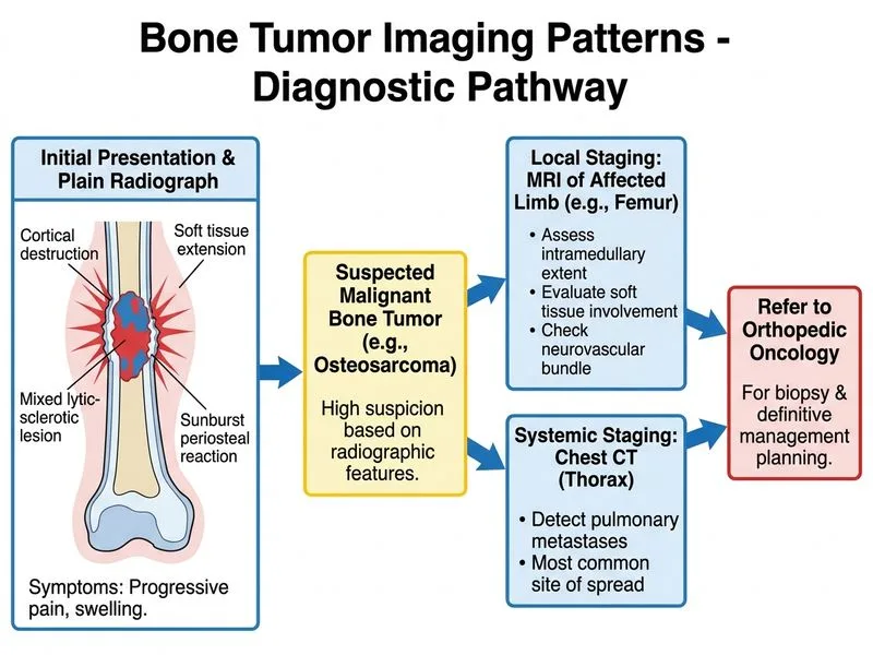 Bone Tumor Imaging Patterns diagram