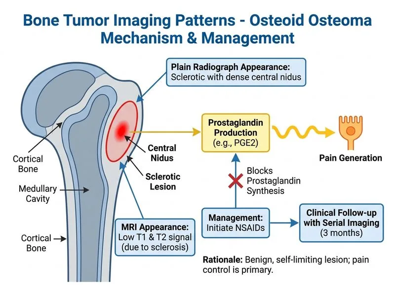 Bone Tumor Imaging Patterns diagram