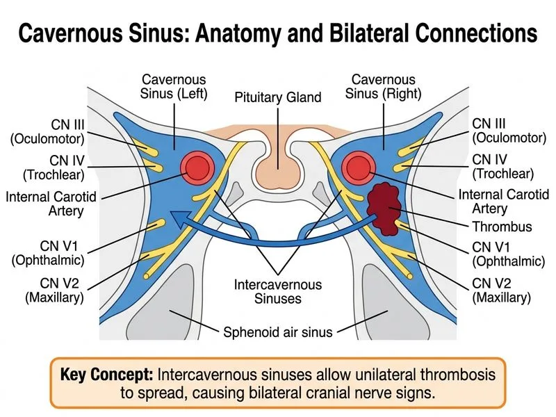 Cavernous Sinus diagram