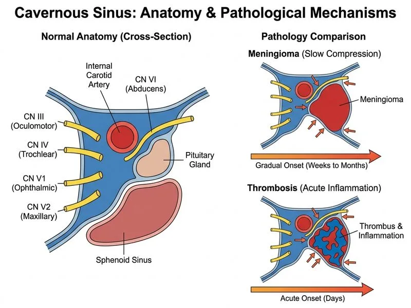 Cavernous Sinus diagram