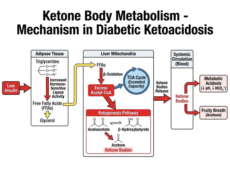 Ketone Body Metabolism diagram
