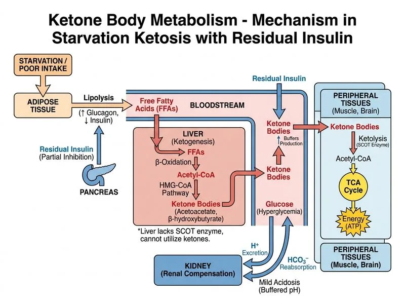 Ketone Body Metabolism diagram