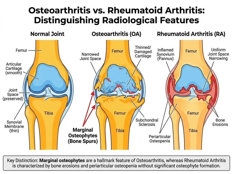 Osteoarthritis diagram