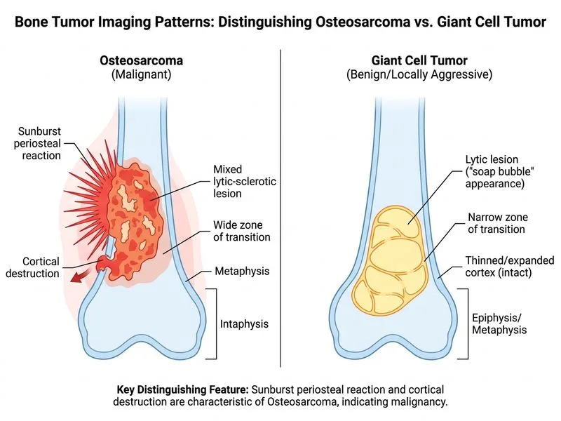 Bone Tumor Imaging Patterns diagram