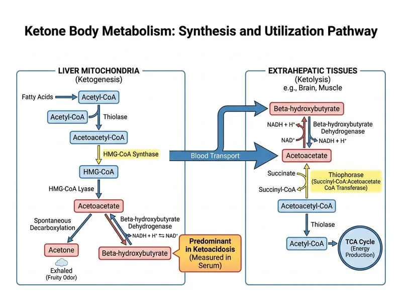 Ketone Body Metabolism diagram