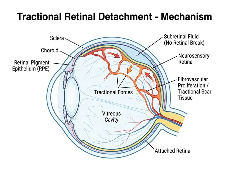 Retinal Detachment diagram