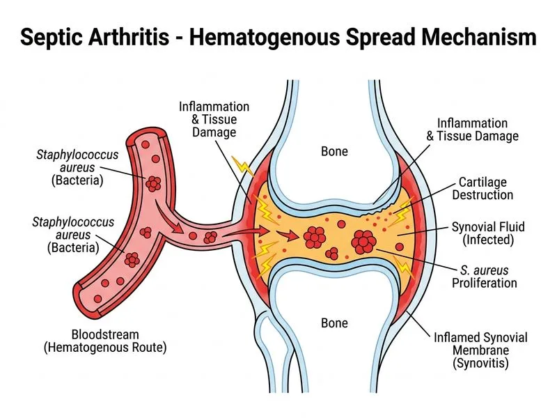 Septic Arthritis diagram