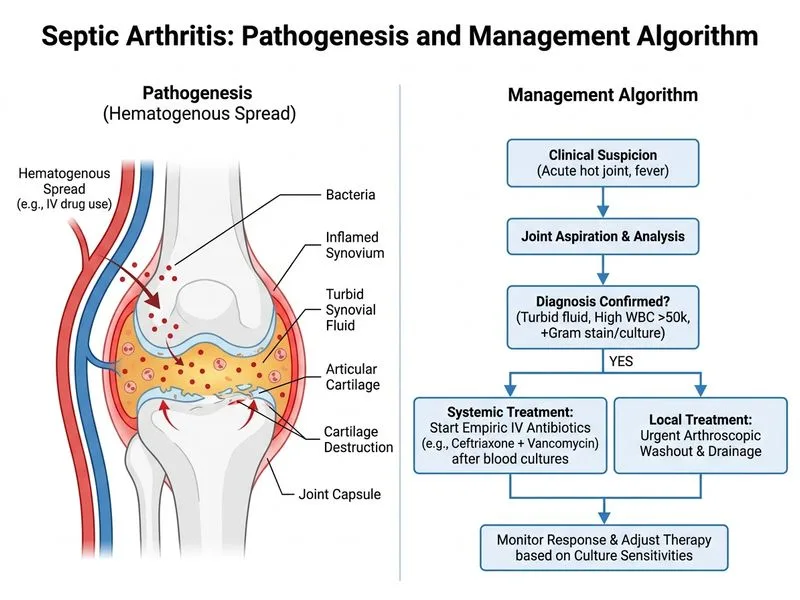 Septic Arthritis diagram