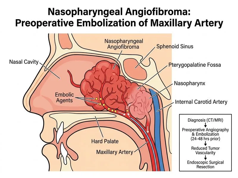 Nasopharyngeal Angiofibroma diagram