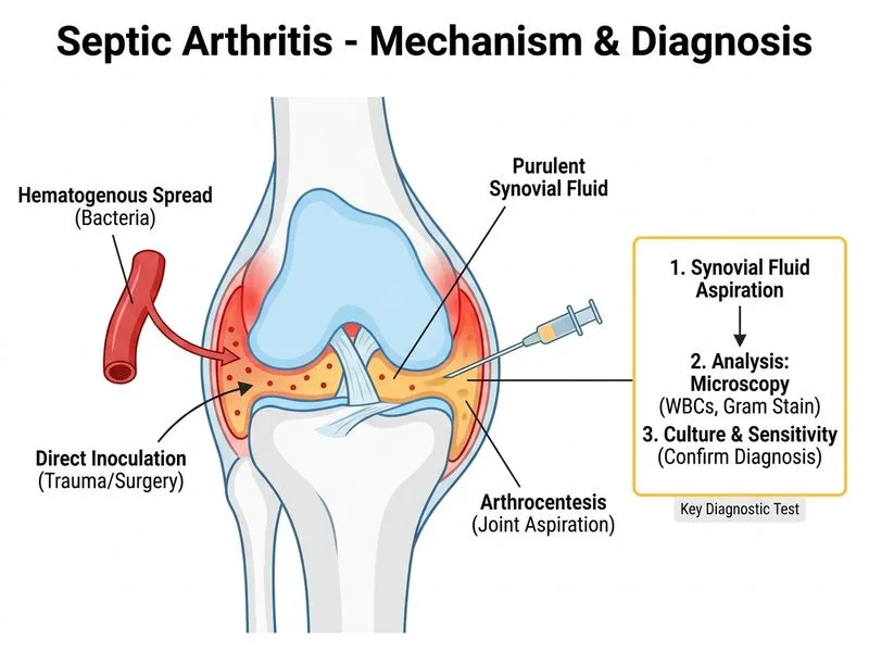 Septic Arthritis diagram