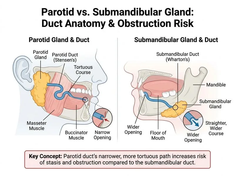 Parotid Gland and its Relations diagram