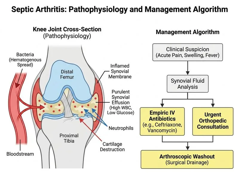 Septic Arthritis diagram