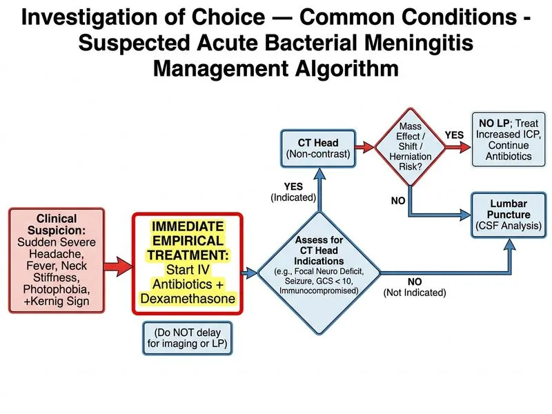 Investigation of Choice — Common Conditions diagram