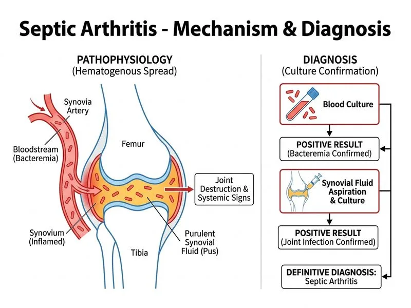 Septic Arthritis diagram