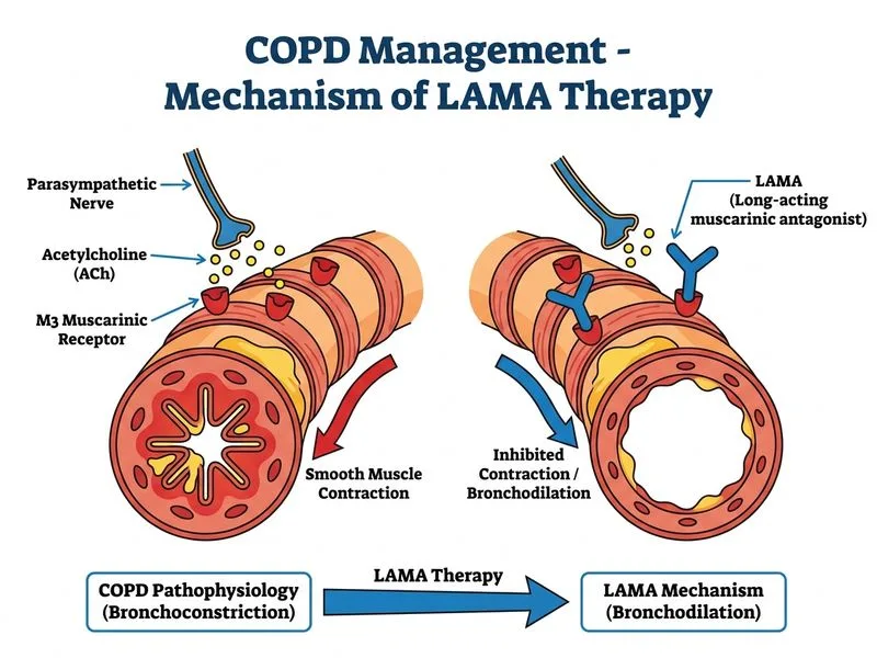 COPD Management diagram