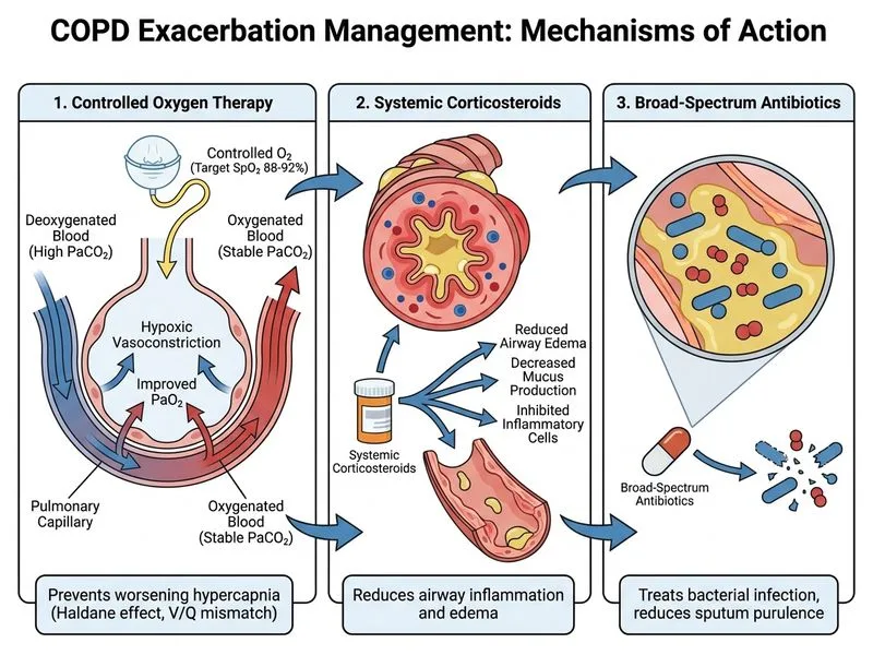 COPD Management diagram