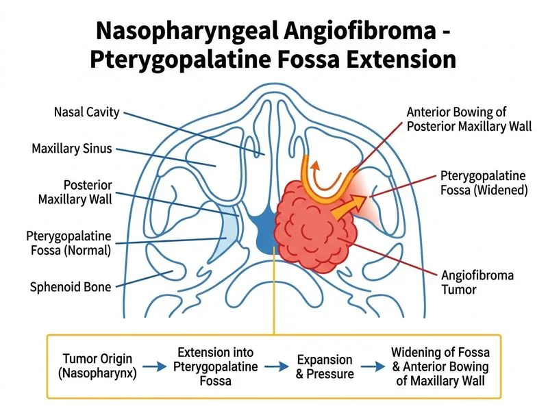 Nasopharyngeal Angiofibroma diagram