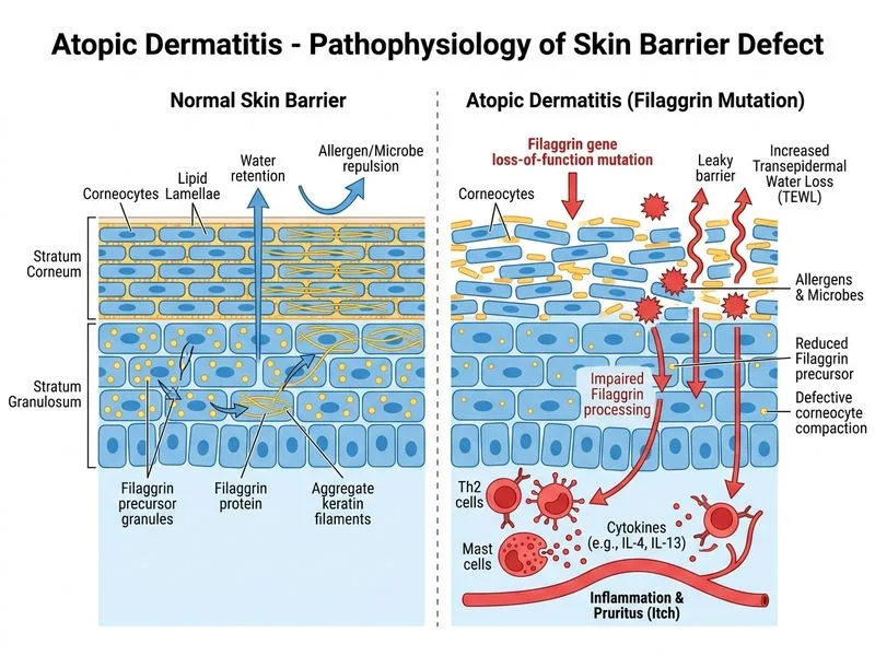 Atopic Dermatitis diagram