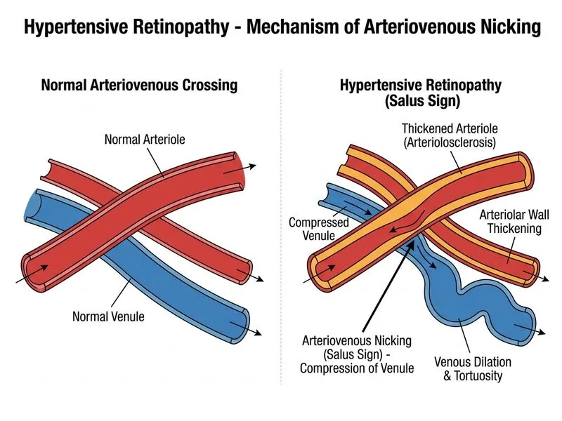 Hypertensive Retinopathy diagram