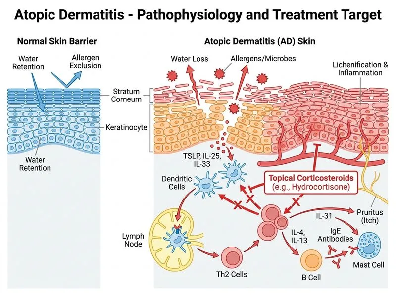Atopic Dermatitis diagram