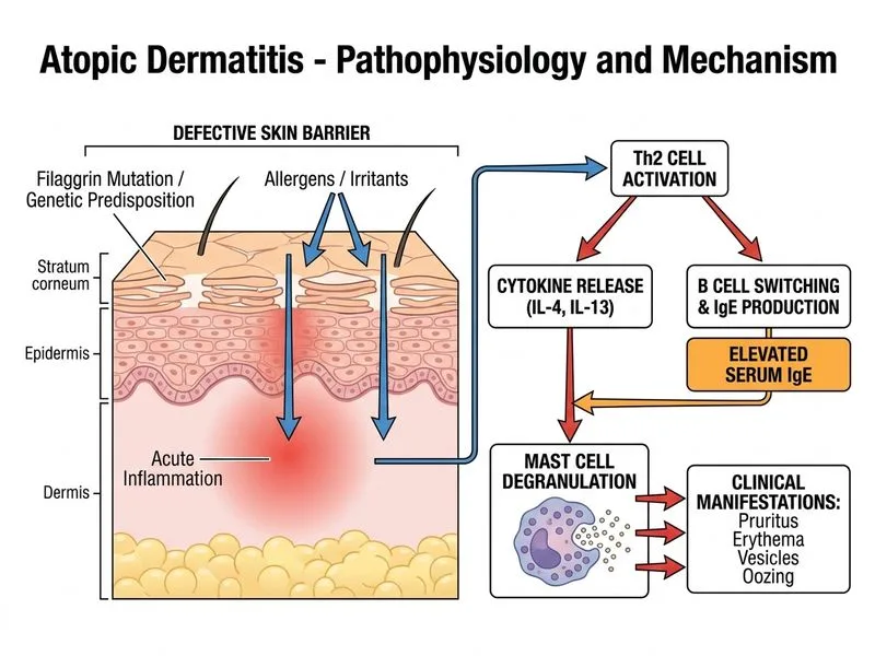 Atopic Dermatitis diagram